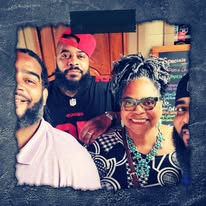 The Love family: Charles Love, MHS, mother Cassandra, Caleb, and brother Cahil